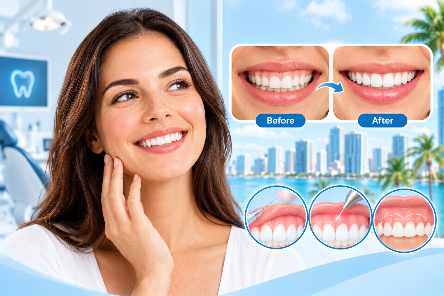 Can a Cosmetic Dentist in Miami Fix a Gummy Smile