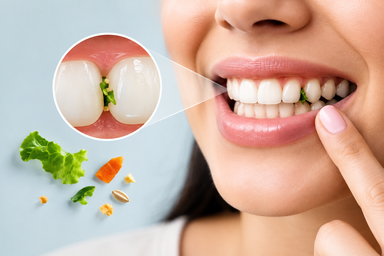 Why Does Food Keep Getting Stuck Between the Same Two Teeth?